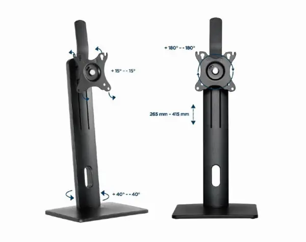 MS-D1-01 Gembird Podesivi stoni drzac za monitor, tilt, 17-32 max.7kg
