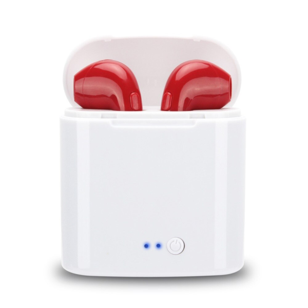 Bluetooth slusalice Airpods i7s TWS crvene HQ