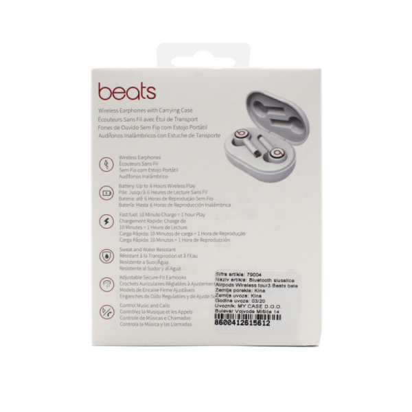 Bluetooth slusalice Airpods Wireless tour3 Beats bele