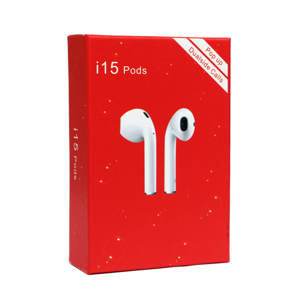 Bluetooth slusalice Airpods i15 TWS bele HQ