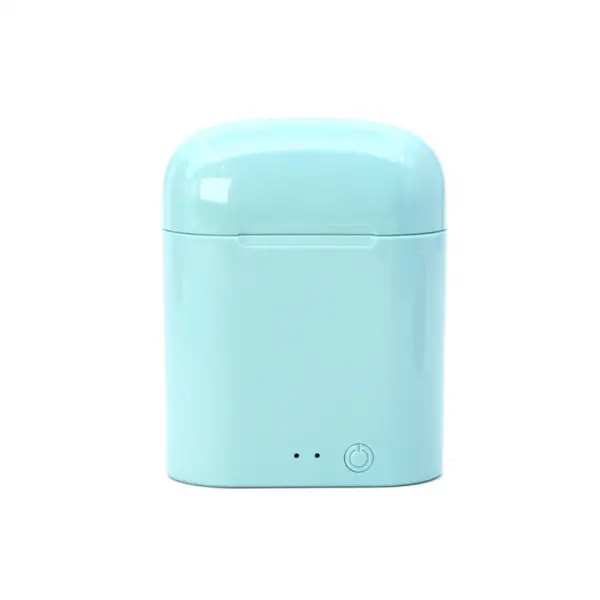 Bluetooth slusalice Airpods i7 mini svetlo plava HQ