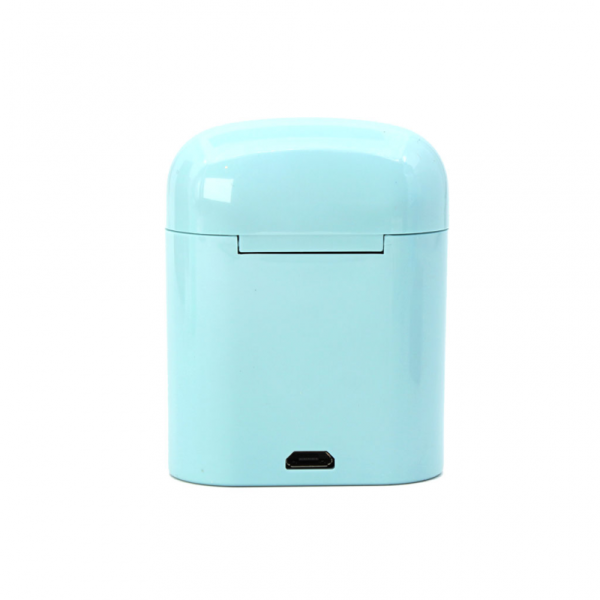 Bluetooth slusalice Airpods i7 mini svetlo plava HQ