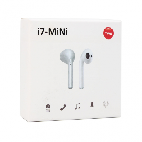Bluetooth slusalice Airpods i7 mini roze HQ