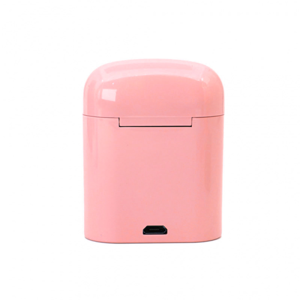 Bluetooth slusalice Airpods i7 mini roze HQ