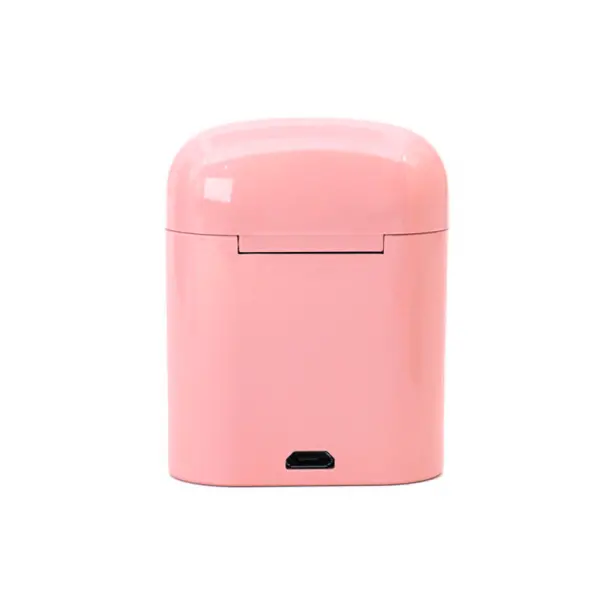 Bluetooth slusalice Airpods i7 mini roze HQ