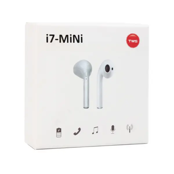Bluetooth slusalice Airpods i7 mini roze HQ