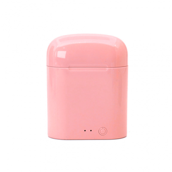 Bluetooth slusalice Airpods i7 mini roze HQ