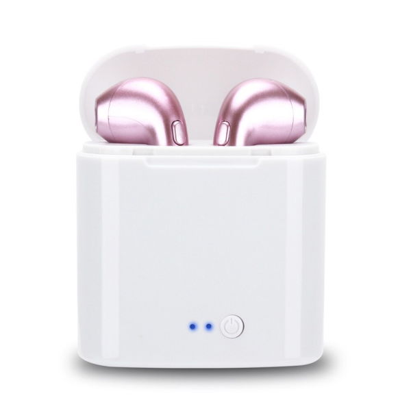 Bluetooth slusalice Airpods i7s TWS ljubicaste HQ