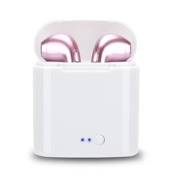 Bluetooth slusalice Airpods i7s TWS ljubicaste HQ