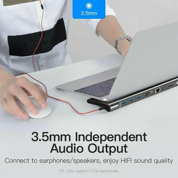Zeus docking station USB-C Hub BYL-2003