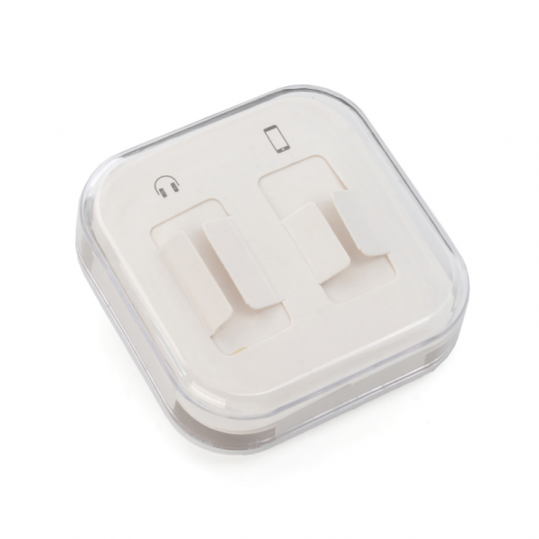 Adapter za slusalice iP-11 iPhone lightning na 3.5mm srebni