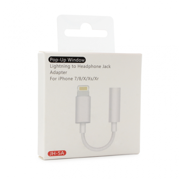 Adapter iPhone lightning na 3.5mm HQ za slusalice beli