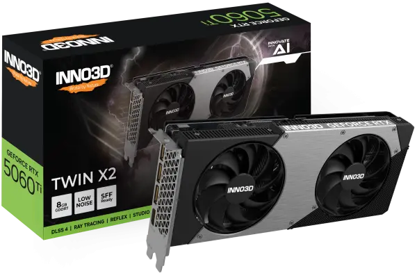 INNO3D GEFORCE RTX 5060 Ti 8GB TWIN X2 ( N506T2-08D7-193075N ) 