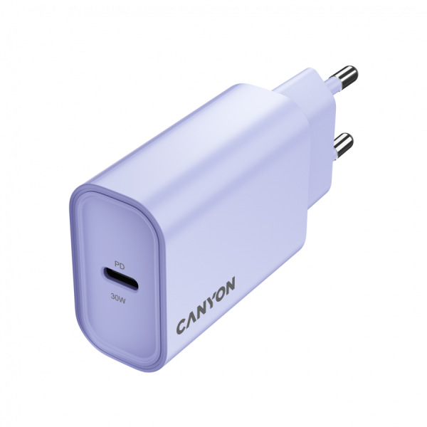 CANYON charger OnCharge 30CL Max Power 30W 1xPD EU Purple ( CNE-CHA30CLPU ) 