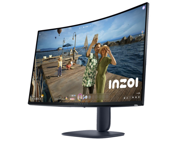 DELL 31.5 inch AW3225DM QHD 180Hz FreeSync Alienware Gaming zakrivljeni monitor 