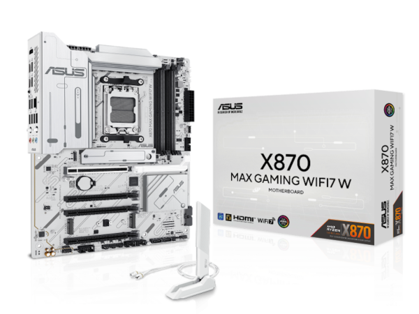 Maticna ploca ASUS X870 MAX GAMING WIFI7 WHITE ATXAM5' ( 'X870 MAX G WIFI WHIT' ) 