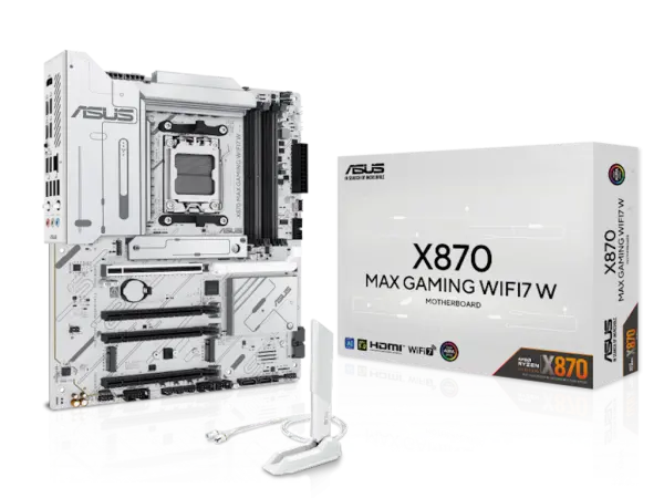 Maticna ploca ASUS X870 MAX GAMING WIFI7 WHITE ATXAM5' ( 'X870 MAX G WIFI WHIT' ) 