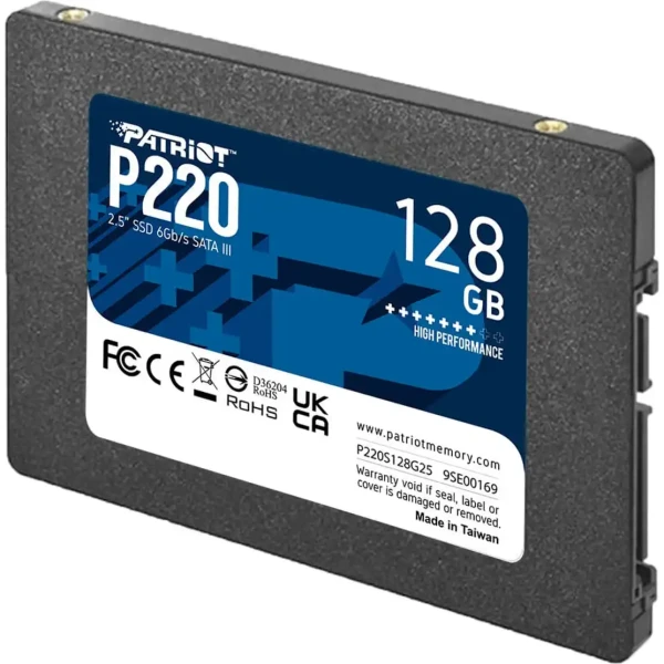 SSD 2.5 SATA3 128GB Patriot P220 550MBs480MBs P220S128G25