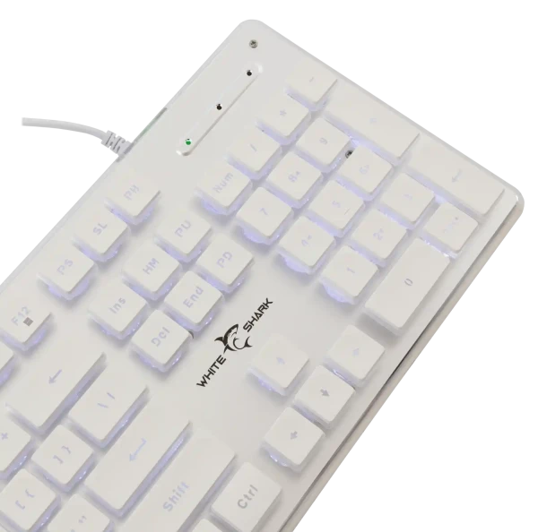 Tastatura White Shark GK 003241 TACHI White membranska US