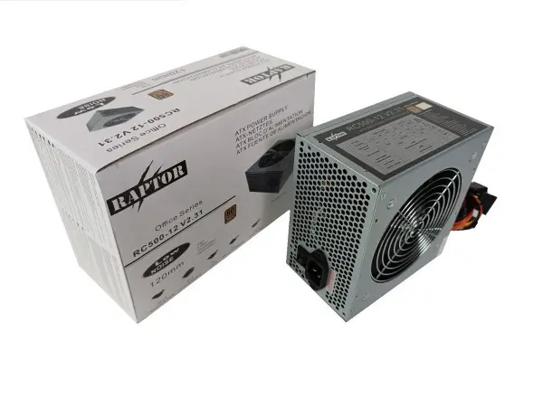 Napajanje Raptor 500W Office Series 12cm fan80plus, RC500H-12