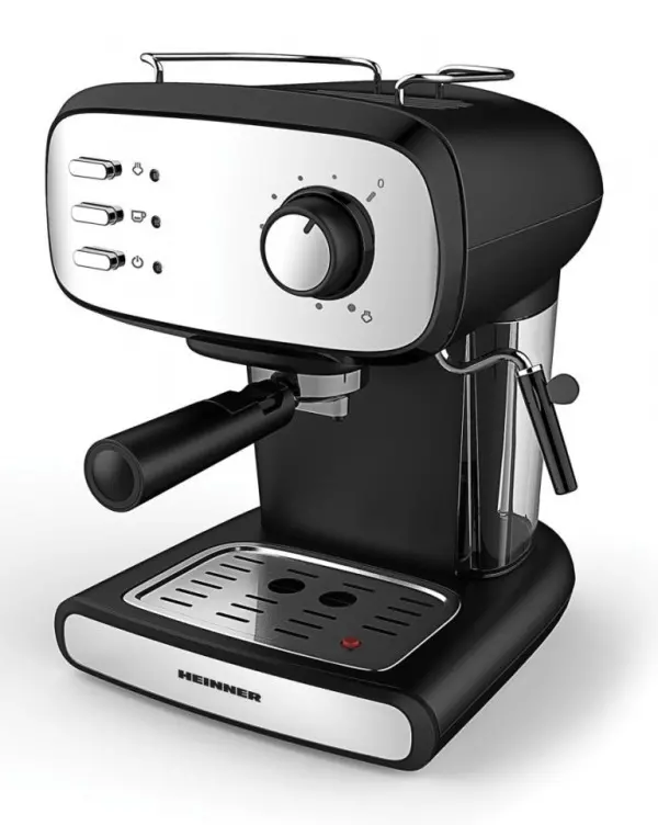 Espresso aparat HEINNER  HEM-1100BKX 15bar1,25l