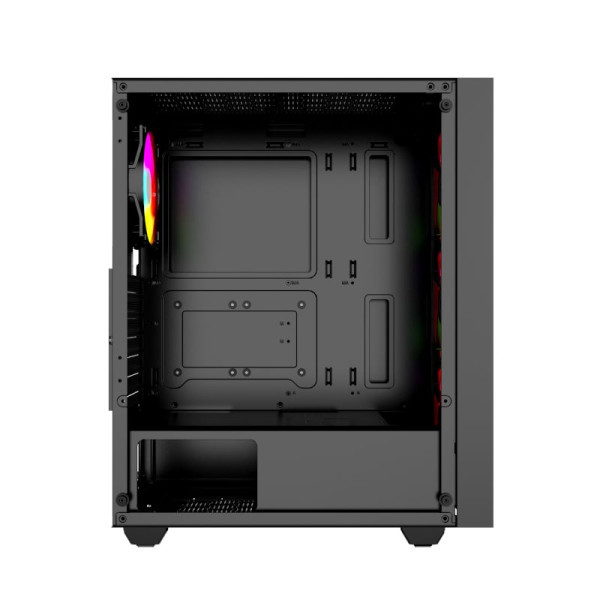 Kuciste Raidmax Vector 100 Black 4 x RGB fanWindow650W
