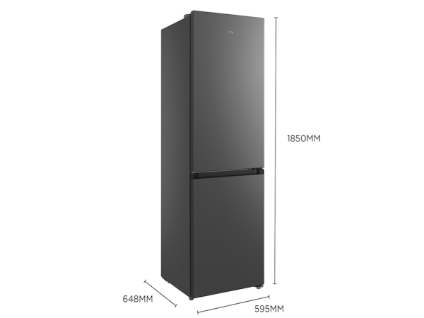 Frižider TCL RF340BSE0EEsamostojecikombinovaniTotal No FrostE340L185x59,5x66cmsiva' ( 'RF340BSE0EE' ) 