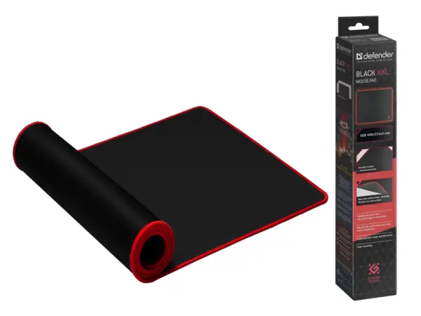 Podloga za mis Defender Black XXL Gaming 400x355x3mm