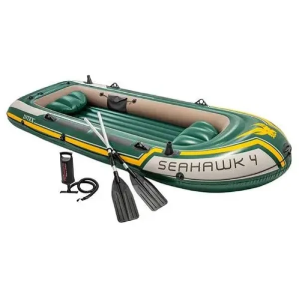 Intex čamac za vodu 351 x 145 x 48cm Seahawk 4 set