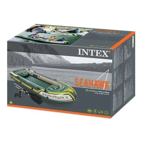Intex čamac za vodu 351 x 145 x 48cm Seahawk 4 set