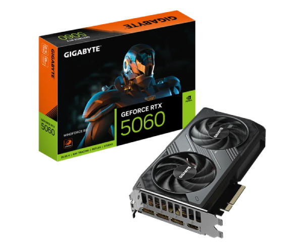 GIGABYTE nVidia GeForce RTX 5060 WINDFORCE 8GB 128bit GV-N5060WF2-8GD rev. 1.0 grafička karta