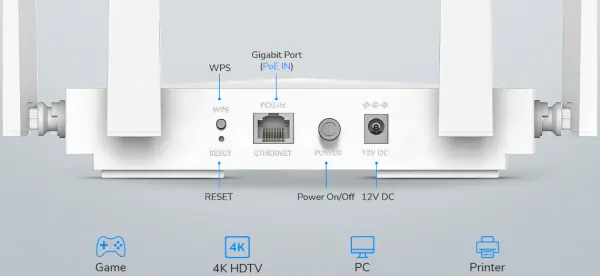 Cudy AP1300D AC1200 Desktop Wireless Access Point, 4-Stream Dual-Band Wi-Fi 5,867 Mbps+300 Mbps WiFi
