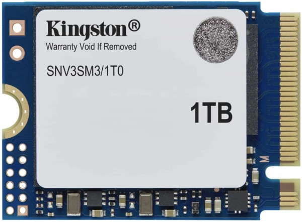 M.2 NVMe 1TB, 2230, PCIe Gen 4x4, NV3, Read up to 6,000 MB/s, Write up to 4,000 MB/s, (single sided) ( SNV3SM3/1T0 ) 