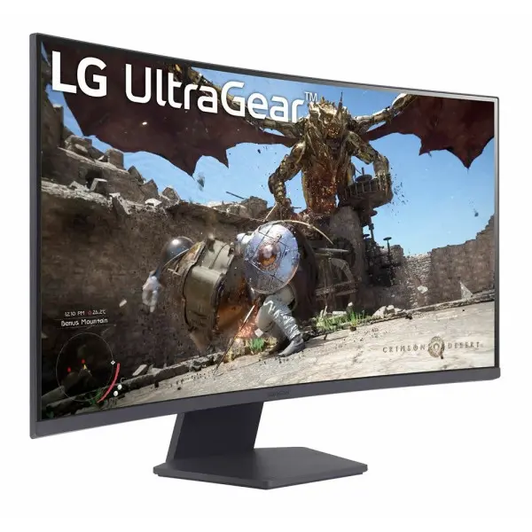 Monitor 31.5'' LG 32GS60QX-B VA 2560x1440180Hz1ms2xHDMIDPzakrivljeni