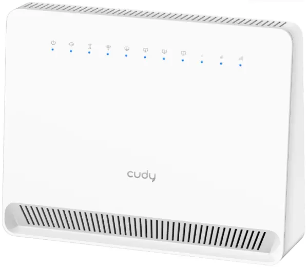 Cudy LT700E 4G Cat 6 AC1200 Wi-Fi Router, Max 300 Mbps DL, 4-Stream Dual-Band Wi-Fi 5