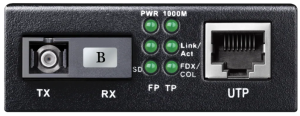 Cudy MC100GSB-20B 10/100/1000 Gigabit Ethernet Media Converter WDM BiDi, TX1550nm RX1310nm