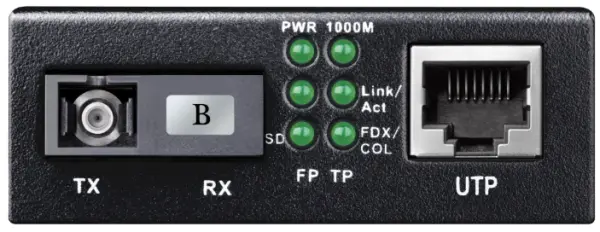 Cudy MC100GSB-20B 10/100/1000 Gigabit Ethernet Media Converter WDM BiDi, TX1550nm RX1310nm