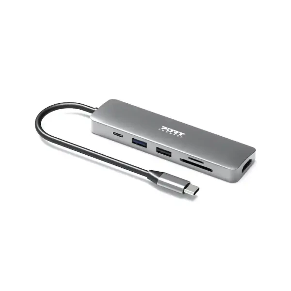 Port Designs docking station type C 5 u 1- 1x4K HDMI 100W