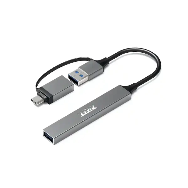 HUB Port Designs USB-C  USB-A  to 4 USB-A ports 480 Mbps SLIM