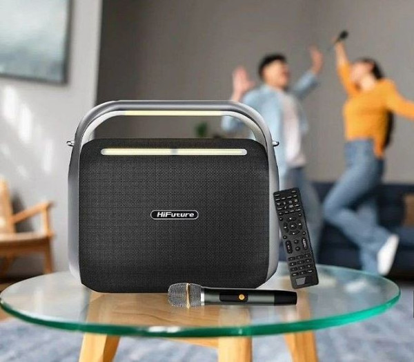 Zvučnici HiFuture MusicBox 300 150W bluetooth + 2 mikrofona, crni