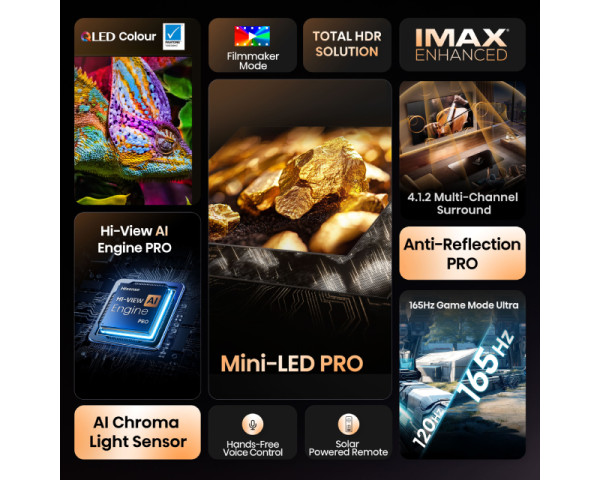 HISENSE 75 inča 75U8Q Mini-LED 4K UHD Smart TV 