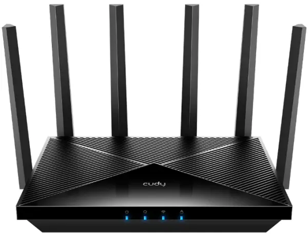 Cudy WR6500H BE6500 2.5G Wi-Fi 7 Router, Broadcom 2 GHz Quad-Core CPU, 6-Stream Dual-Band Wi-Fi 7