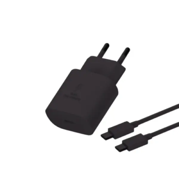 TRANYOO Kućni punjač T-SA2C 25WPD+KABL Type-C na Type-C 60W CRNI
