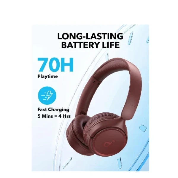 Anker Soundcore slušalice H30i + kabl type-A na type-C + AUX kabl crvena ( 80424 )