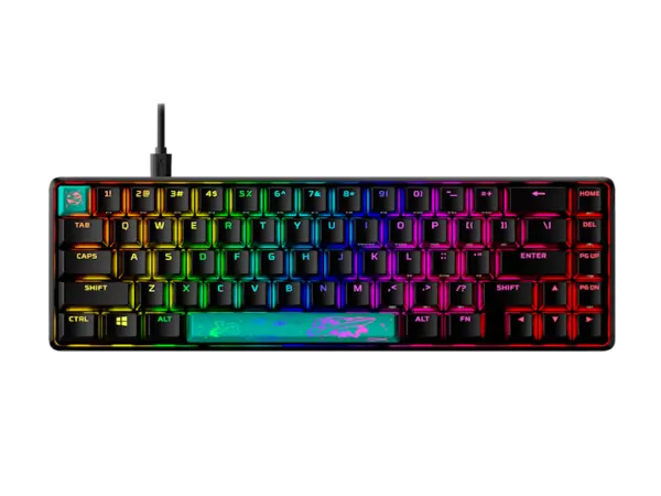 Tastatura HYPERX Alloy Origins 65% - Aqua Tactilecrna' ( '56R64AA#ABA' ) 