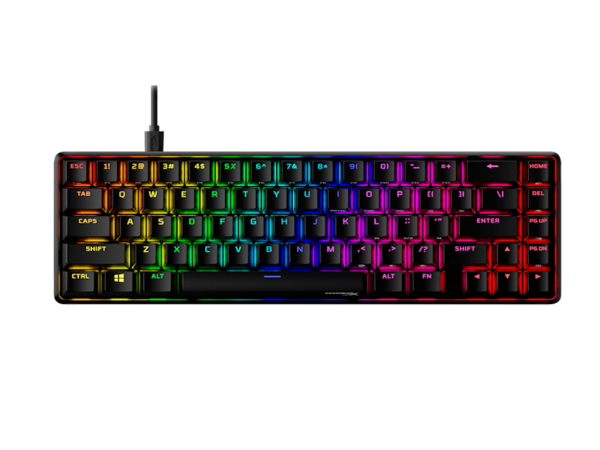 Tastatura HYPERX Alloy Origins 65% - Aqua Tactilecrna' ( '56R64AA#ABA' ) 