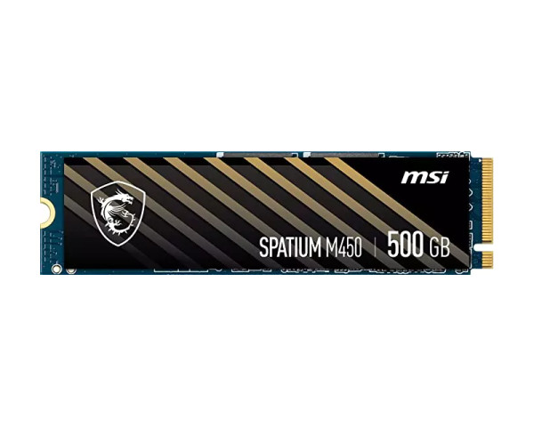 MSI SPATIUM M450 PCIe 4.0 NVMe M.2 500GB SSD 