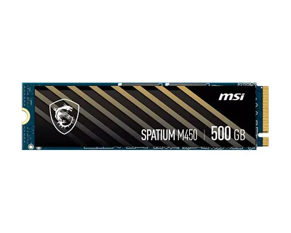MSI SPATIUM M450 PCIe 4.0 NVMe M.2 500GB SSD 