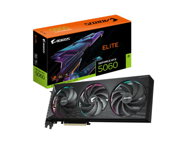 GIGABYTE nVidia GeForce RTX 5060 AORUS ELITE 8GB 128bit GV-N5060AORUS E-8GD rev. 1.0 grafička karta