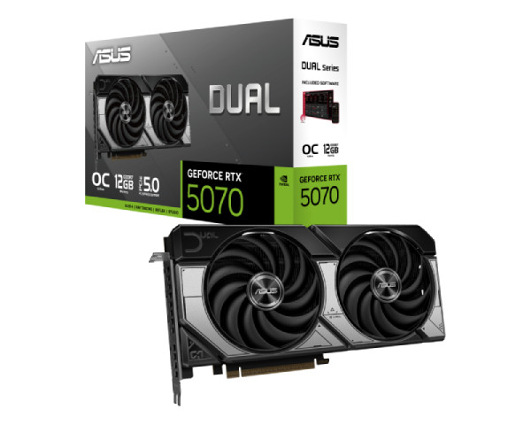 ASUS nVidia GeForce RTX 5070 12GB 192bit DUAL-RTX5070-O12G grafička karta